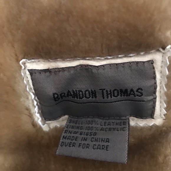 Brandon Thomas Full Length Suede Leather Coat - Picture 6 of 11